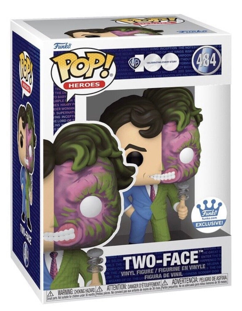 Warner Brothers 100 Two-Face Funko Ex #484