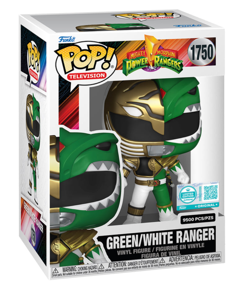 Mighty Morphin Power Rangers Green/White Ranger LE Supreme #1750