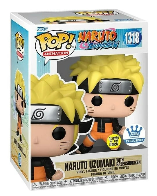 Naruto Shippuden Naruto Uzamaki With Rasenshuriken Funko EX Glow #1318
