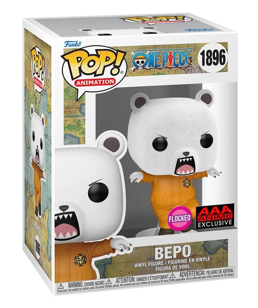 One Piece Bepo Flocked AAA Anime EX #1896