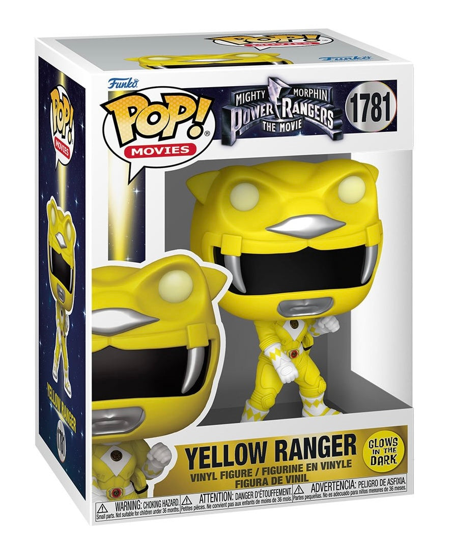 Mighty Morphine Power Rangers The Movie Yellow Ranger GITD #1781