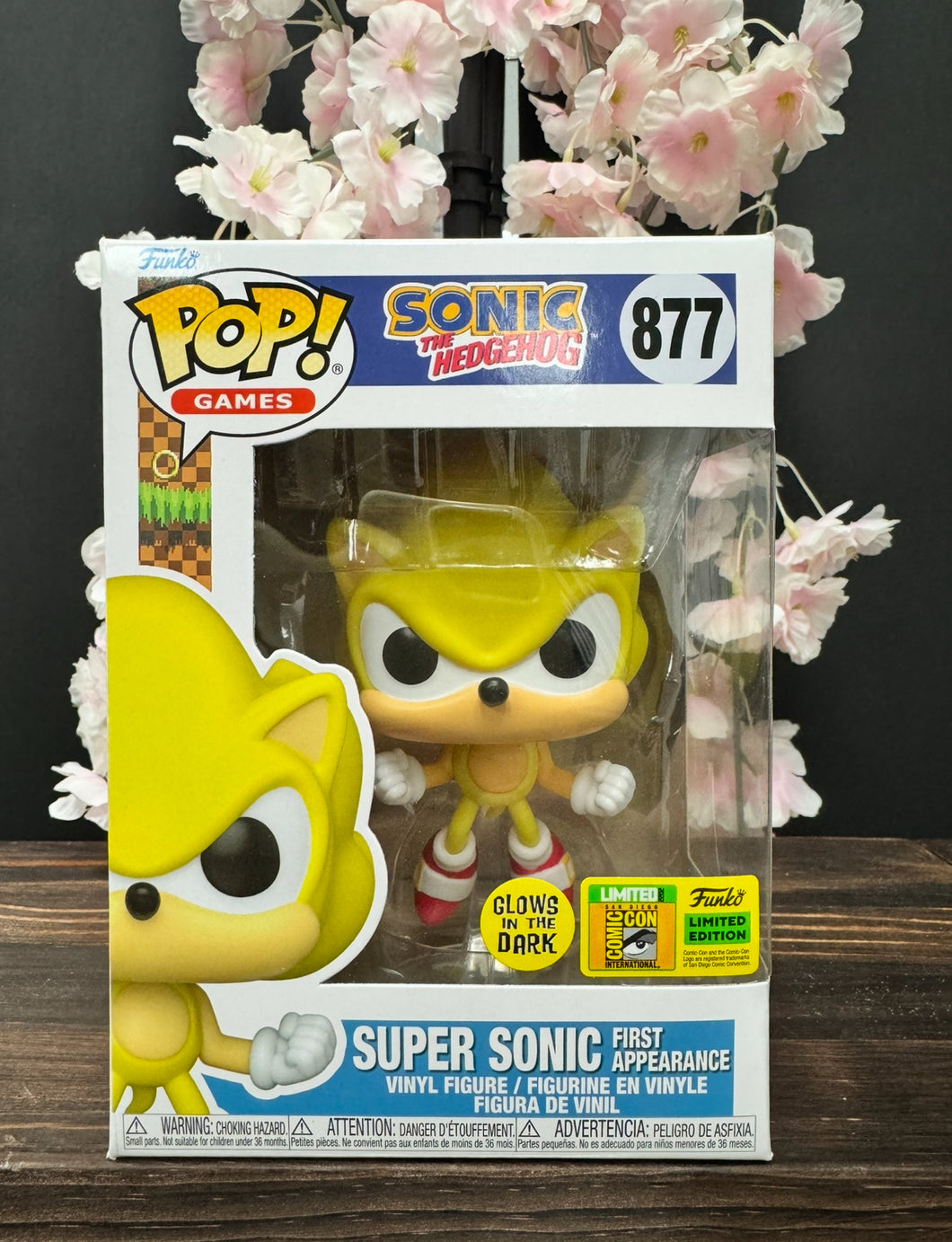 Sonic the Hedgehog Super Sonic First Appearance 2022 SDCC LE #877