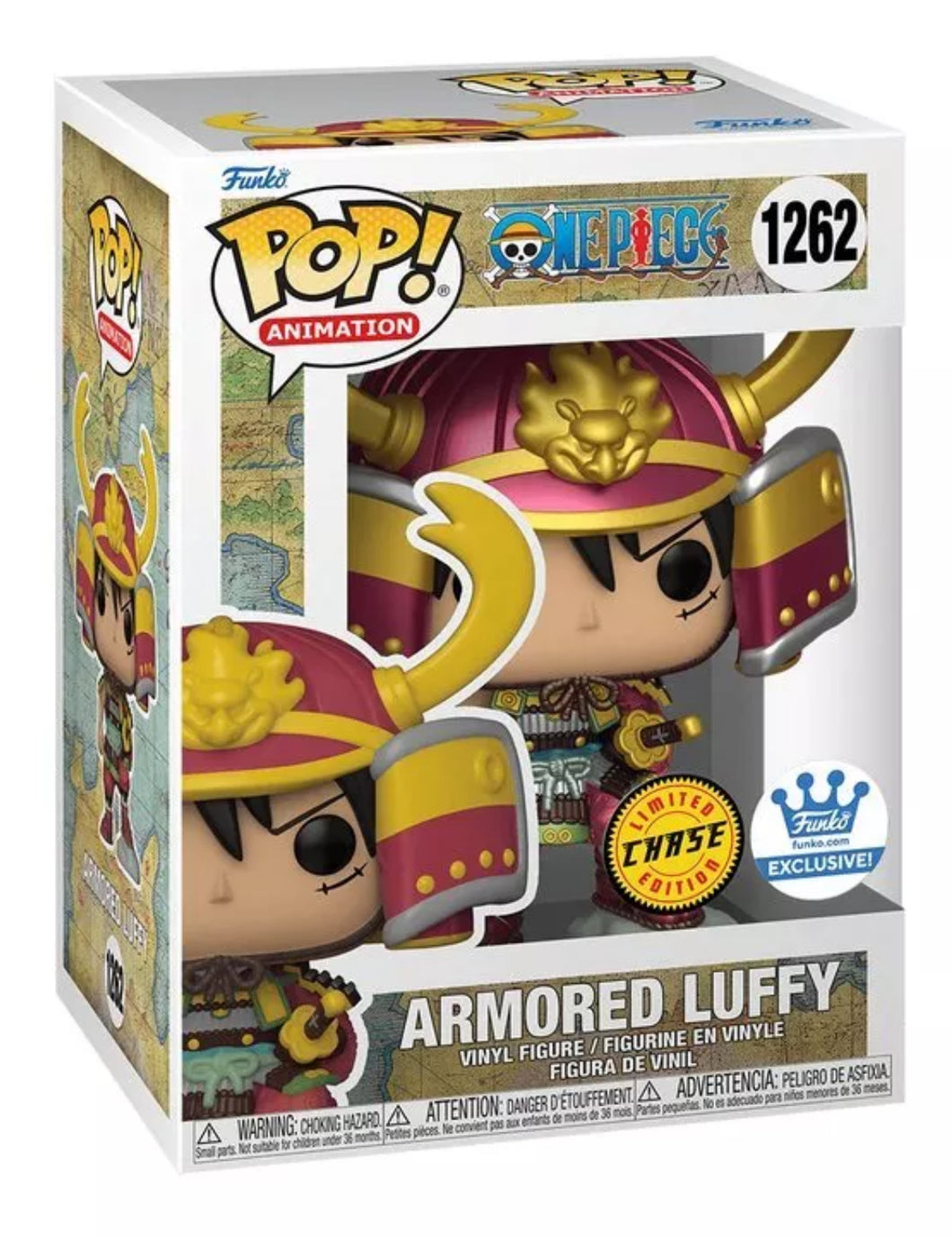 One Piece Armoured Luffy LE chase funko Ex #1262