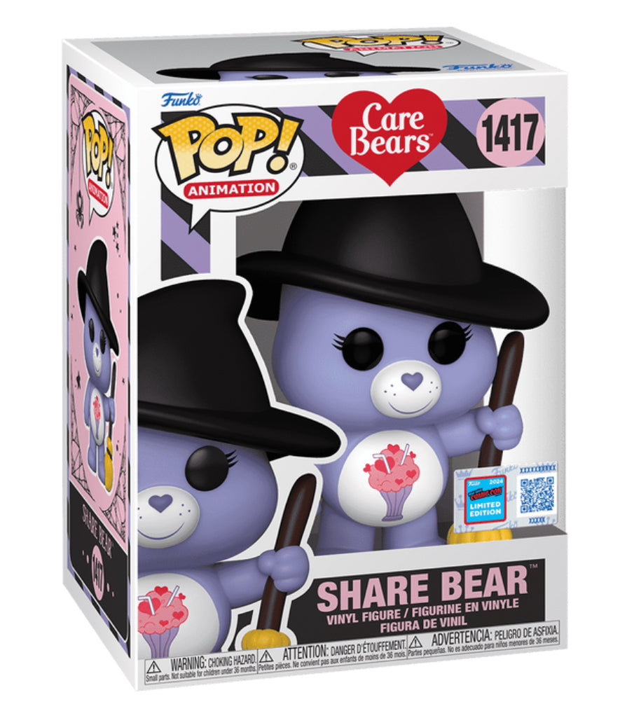 Care Bears Share Bear NYC Comic Con 2024 LE #1417