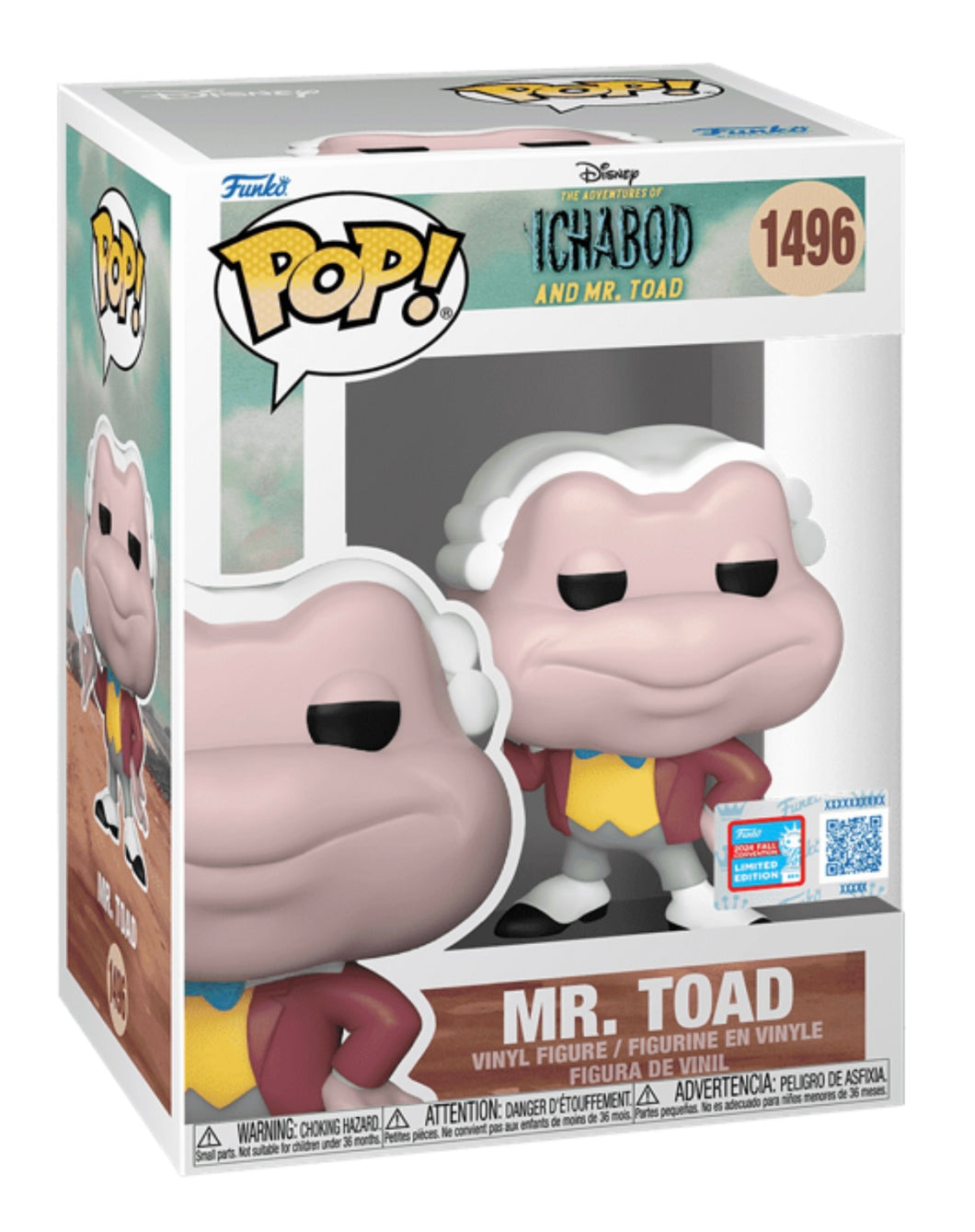 Ichabod and Mr. Toad Mr. Toad with Monocle 2024 Fall LE #1496
