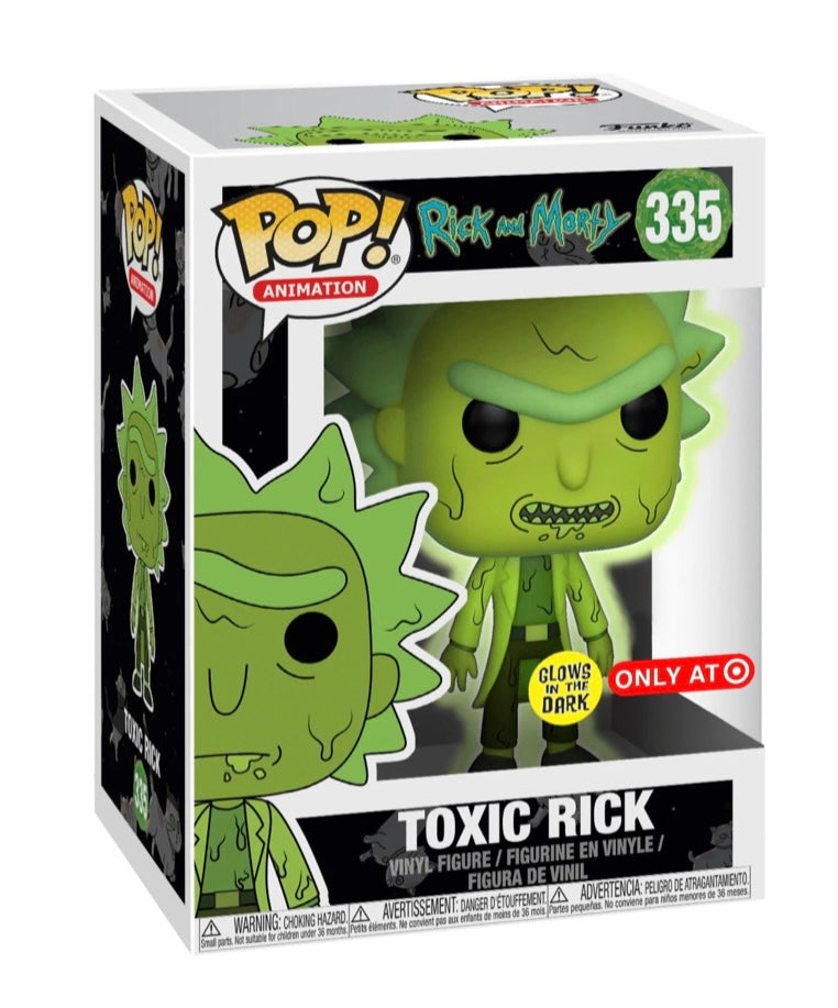 Rick and Morty Toxic Rick GITD Target EX #335
