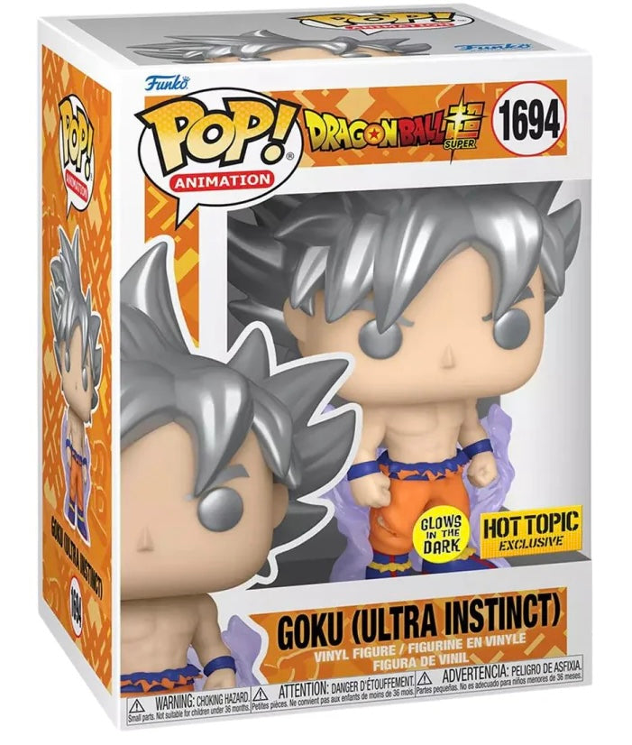 Dragon Ball Super Goku Ultra Instinct Hot Topic Glow #1694