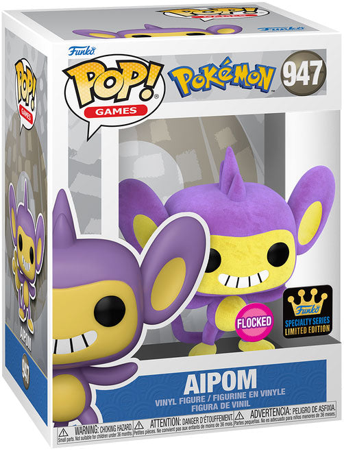 Pokémon Aipom Flocked SS LE #947