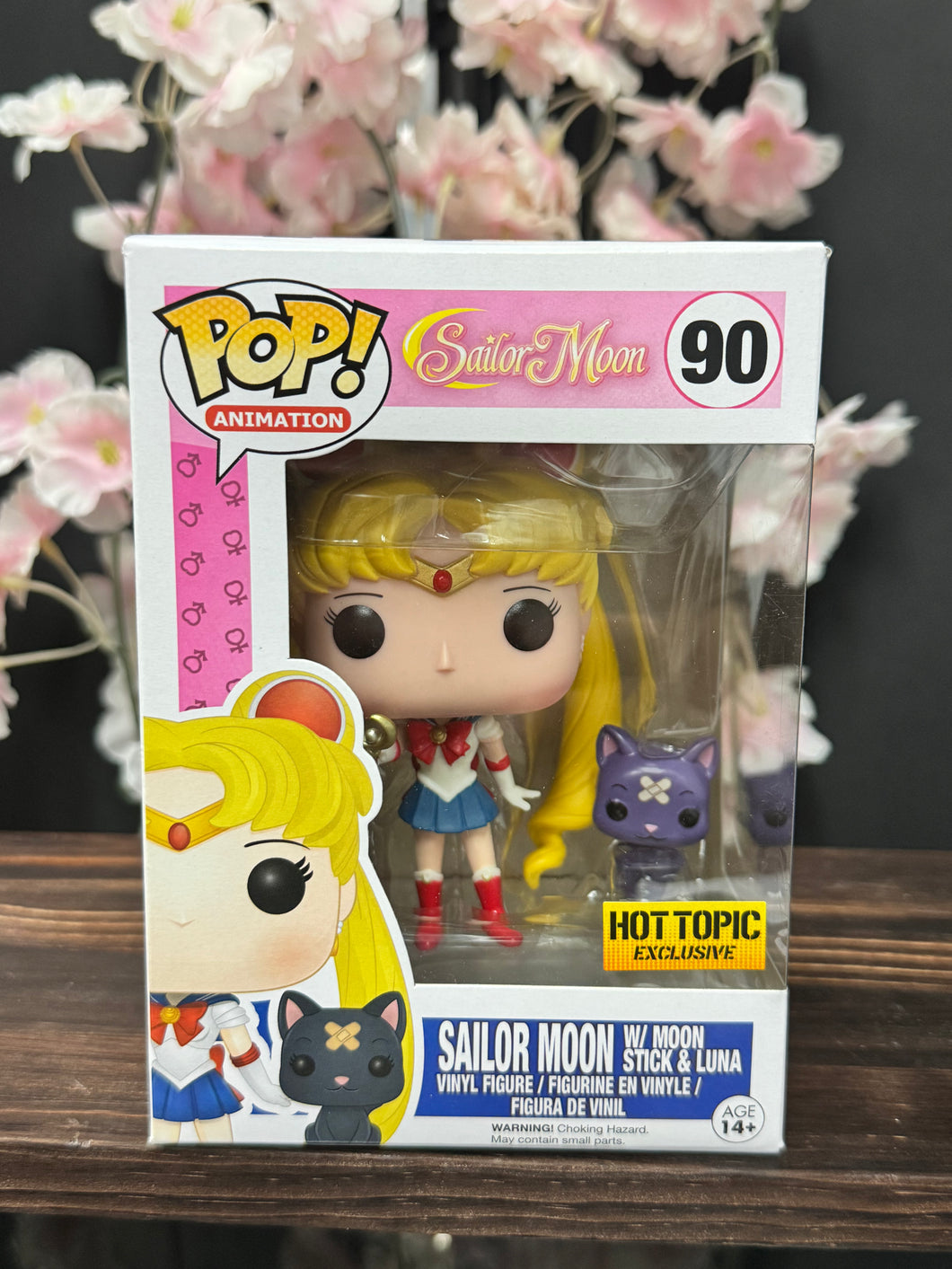 Sailor Moon w/ Moonstick and Luna HT Ex #90