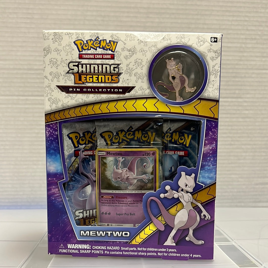 Pokemon Shining Legends Mewtwo Pin Collection Box