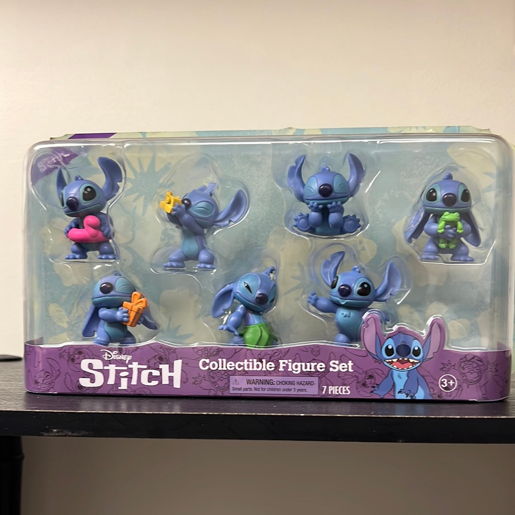 Disney stitch collectible figure set